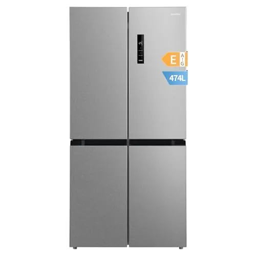 Comfee' 474L Refrigerador de 4 Puertas, Vario Box, Cajón con 3 Temperaturas