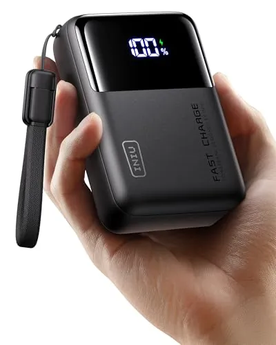 INIU Power Bank Pare Portátil, Pequeño 100W 25000mAh Alta Capacidad Batteria Externa, USB-C Bateria Portatil Carga Rapida para MacBook Pro, Steam Deck, iPhone 17 16 15 Pro, Samsung S22, iPad Pro etc.