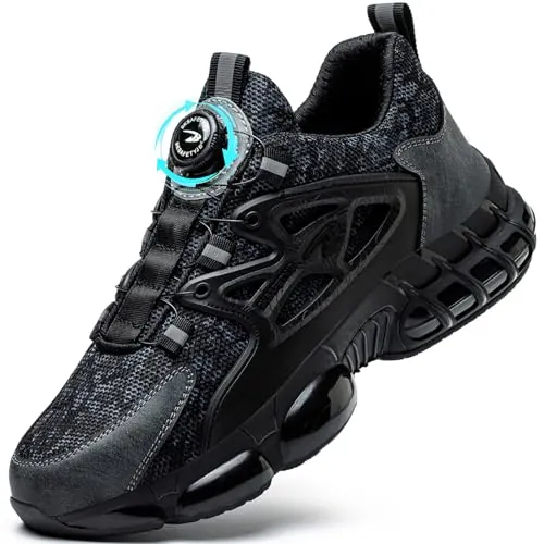 GUDECIUS Zapatos de Seguridad para Hombre Mujer Zapatillas de Seguridad