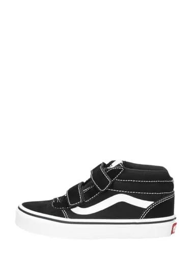 Vans Ward Mid V, Zapatillas para Unisex niños, (Suede/Canvas) black/white, 38 EU