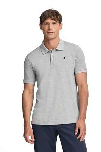 Polo Club Polo Manga Corta Gris 100% Algodón para Hombre - Moda Casual - Poloshirt for Men - Polos Verano