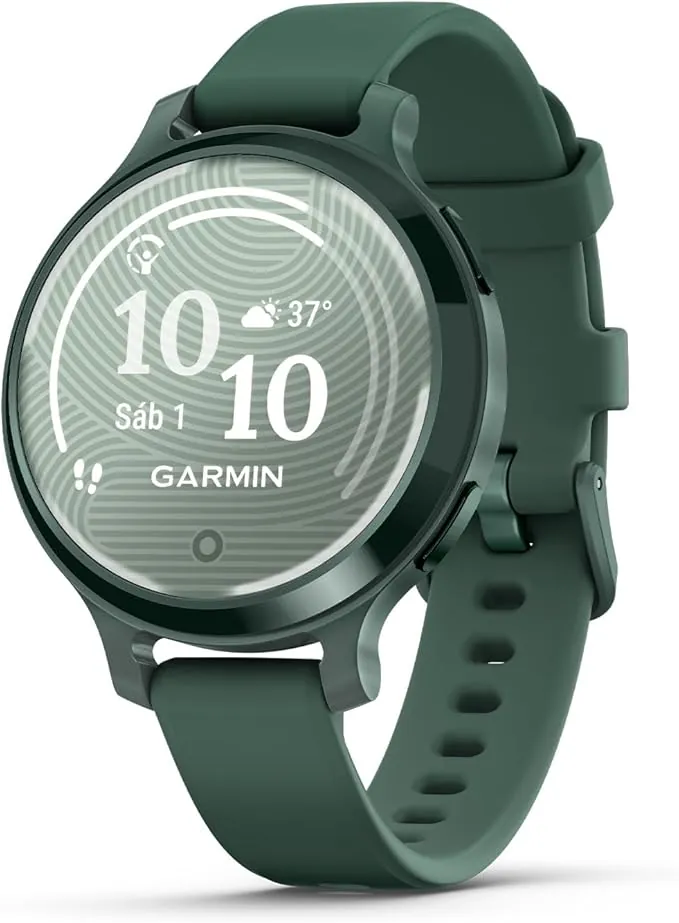 Garmin Lily 2 Active, Reloj Inteligente con GPS, Diseño Elegante, Datos de Salud y Forma Física, Pantalla Táctil, Notificaciones Inteligentes, Autonomía hasta 9 días, Verde