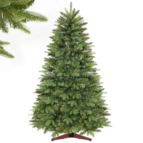 SHareconn de 210cm Árbol de Navidad con 1369 Puntas de Ramas de PE&PVC