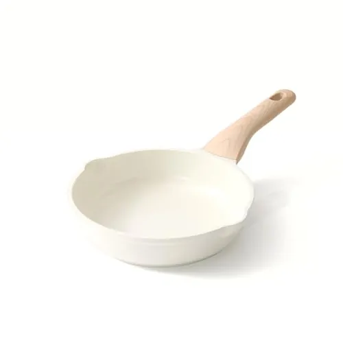 Kordisen Sartén Cerámica 20 cm, Sartén Antiadherente Inducción, Saludable y No Tóxica, Sin PFOA y PFAS