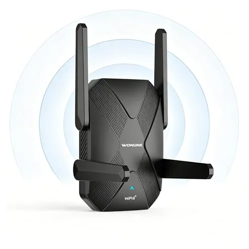 WONLINK AX1500Mbps Amplificador de señal WiFi Repetidor WiFi 6 Dual Banda