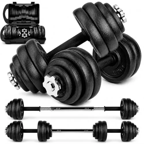 unycos - Mancuernas Ajustables 30 kg con Maletín (Iron Transformer)