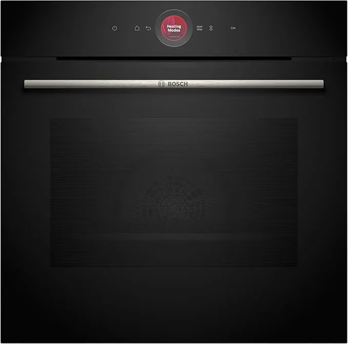 Bosch - Horno Multifunción, 60 cm, Serie 8, Electrónica TFT TouchControl, AirFry, Función Assist, Home Connect, Pirólisis, Blanco, HBG7741W1