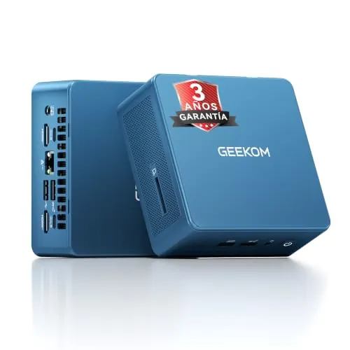 GEEKOM IT12 Mini PC con Intel i3 12300HE, 16GB RAM + 256GB SSD, Agentic PC