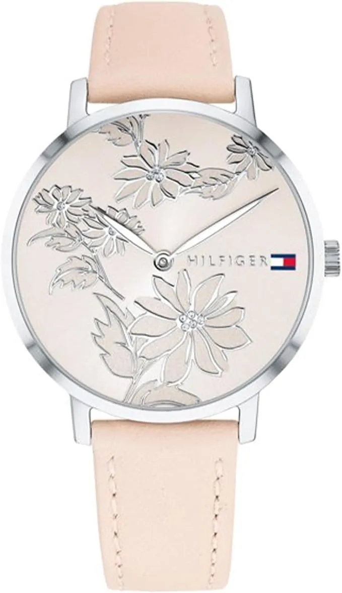 Tommy Hilfiger Reloj De Movimiento De Cuarzo De Dos Manecillas para Mujer con Correa de Acero Inoxidable (Eslabones o Malla), de Cuero o de Silicona