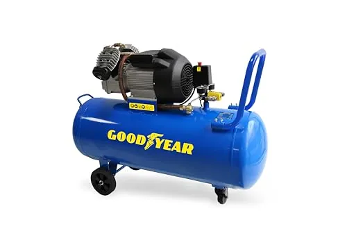 Goodyear - Compresor de Aire 100L 10 Bar 356 l/min para Bricolaje