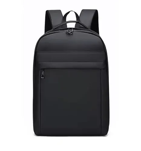 Genérico Mochila para Portátil, 47x33x16cm, Compartimentos Múltiples con Cremallera, Material Oxford Poliester, Negro