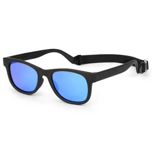 Hifot Gafas de sol para bebés Niño Niña, polarizadas UV400 100% protección Rayos Gafas de sol templos Gafas de Sol Infantiles - De 2años a 7años