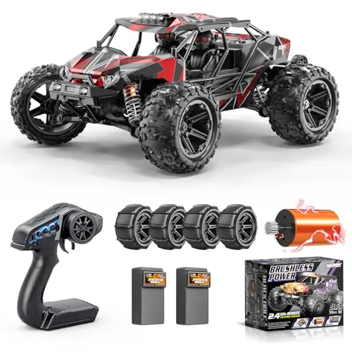 Coche Teledirigido adulto Brushless 1:14,RC Car Velocidad Máxima 70 km/h