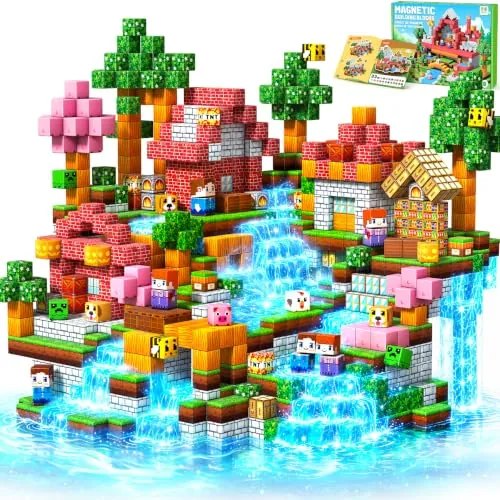 Prinhero 216 Cubi Magnetici Costruzioni Magnetiche per Bambini 3-10 Anni