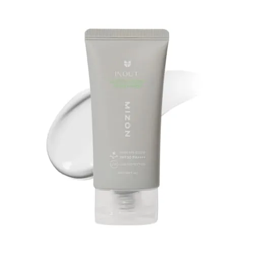 [MIZON] INOUT Watery Sheer Sunscreen SPF50+PA++++ (50ml) Protector Solar Fluido + Cuidado de la Piel Coreano, Protección 24H, Hidratante, Ácido Hialurónico, 100% Vegano