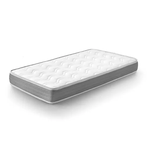 KUO Baby - Colchón de Cuna Baloo Plus | Colchón en Dos etapas | Máxima traspirabilidad y adaptabilidad | 120 x 60 cm | Viscoelástica Innogel Perfilada | Certificado Oeko-Tex Standard 100