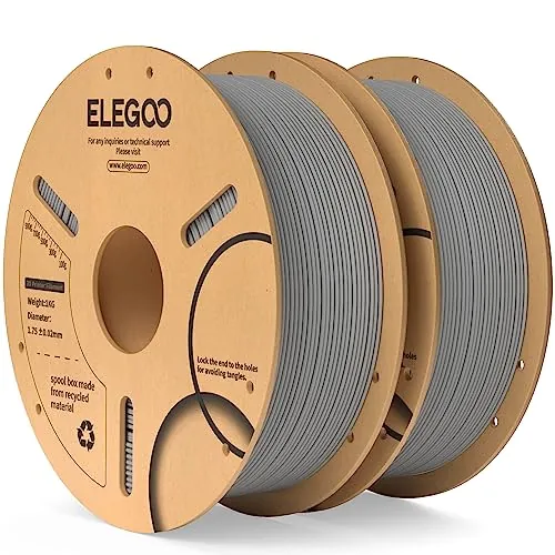 ELEGOO Filamento PLA 1.75 2KG Gris