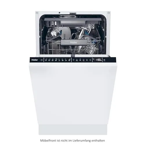 Haier I-Pro Shine Series 4 XI1C3TB2FB - Lavavajillas Integrable 45CM, 11 Servicios, Tercera Bandeja, WIFI, Inicio Diferido, Apertura Automática de Puerta, 43DB, Panel de Integración No Incluido