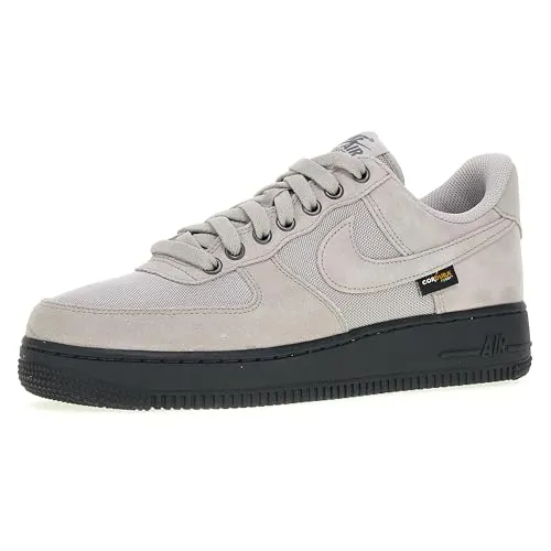 NIKE HQ3822-001 Air Force 1 '07 Hombre LT Iron Ore/LT Iron Ore-Black-Smoke Grey EU 38.5