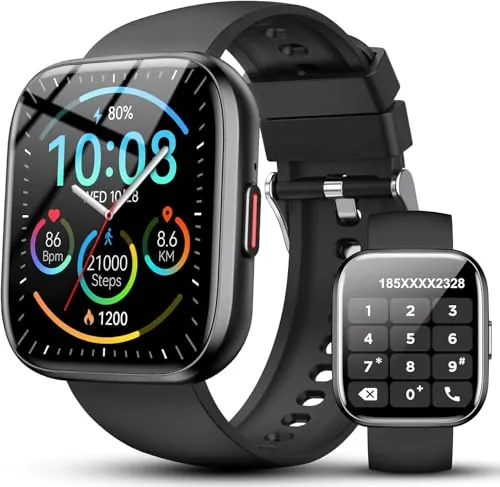 Ddidbi Reloj Inteligente Hombre Mujer, 1.85" Smartwatch con Llamadas