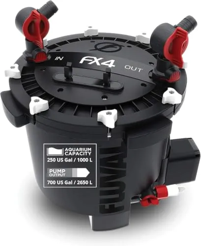 Fluval Filtro Externo Fx4 2650 Lph, 1000 L