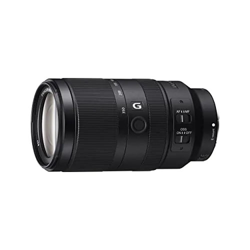 Sony SEL70350G, Objetivo 70-350 mm F4.5-6.3 G Superteleobjetivo zoom APS-C, con OSS, montura E. Ideal para naturaleza, deportes y viajes (compatible con ZV-E10, A6400, A6700)