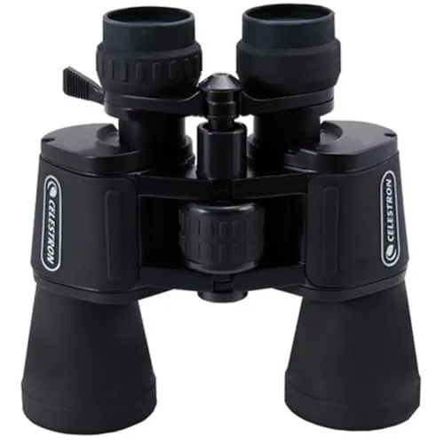 CELESTRON | Prismáticos Upclose G2 10-30x50 (Prismáticos Profesionales, Resistente a Salpicaduras, Aumento 10-30x, Imágenes más Brillantes) Color Negro.