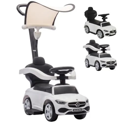 AIYAPLAY Correpasillos para Bebés 3 en 1 Mercedes-Benz 12-36 Meses Blanco