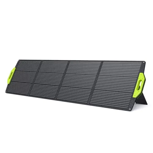FOSSiBOT Panel solar plegable de 200 W, para generadores solares portátiles F1200, F2400, F3600, módulo fotovoltaico, para sistema independiente de la red, jardín, balcón, caravana hacia el exterior