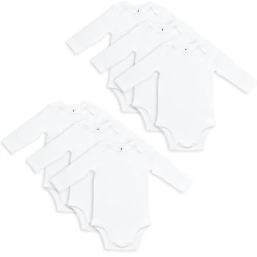 Bramble & Bear Body Bebé Manga Corta Pack de 3/6 - Body Bebé Unisex de Algodón Orgánico para Bebés de 0 a 3 años