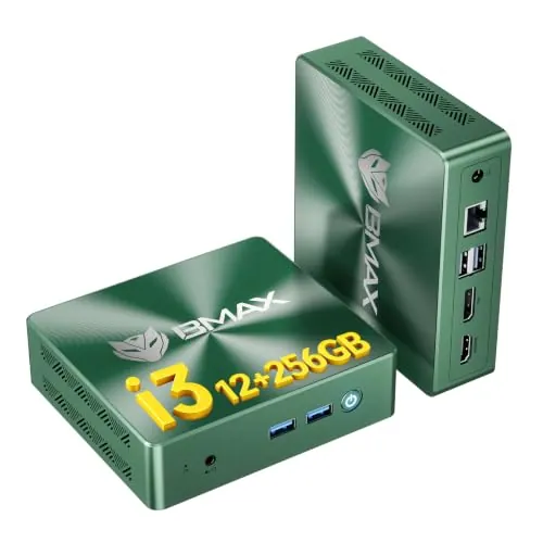 BMAX Mini PC B6,Intel Core i3-8109U(Supera N95/R2544/N5030, hasta 3,6GHz)