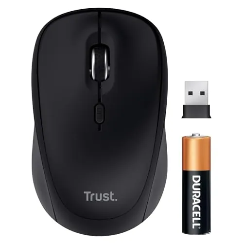 Trust Yuki Ratón Inalámbrico Silencioso Bluetooth + 2.4GHz con Batería
