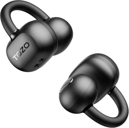 TOZO Openearring Auriculares Inalámbricos Bluetooth, Clip Ligero y Estable