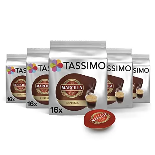 Tassimo Marcilla Café Espresso | 80 Cápsulas | Amazon Exclusive