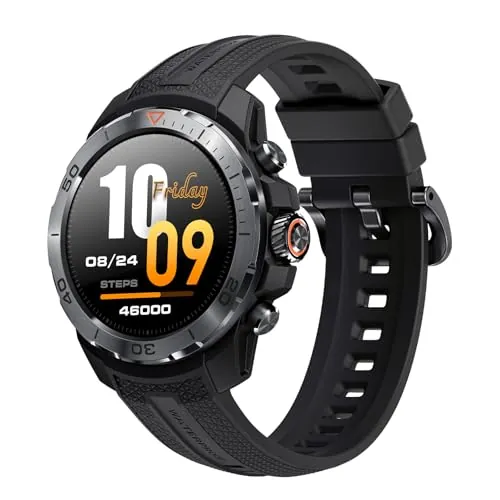 Mibro GS Explorer Reloj Inteligente Hombre Sumergible para Natación, Negro