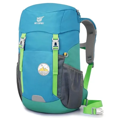 SKYSPER Mochila Infantil 15L, Mochila de Niños Niñas para Excursión Guarderia Primaria Escuela Viaje 6-12 Años