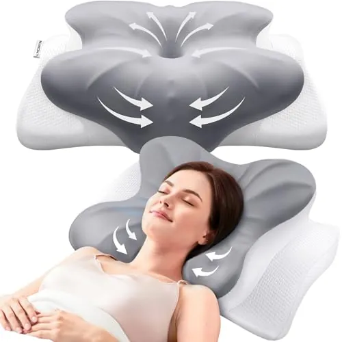 MOONYIN Almohada Ergonómica Cervicales – Apoyo para Todas Las Posturas