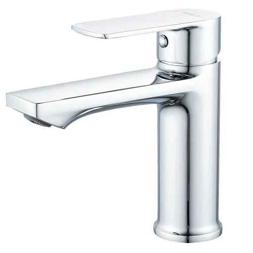 BELZ Grifo Monomando Lavabo,Mezclador para Baño Cromo 96mm