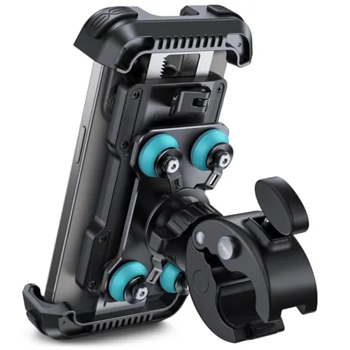 Lamicall Soporte Móvil Moto Antivibración, Soporte Teléfono Bicicleta