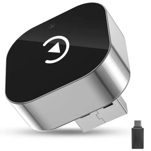 BSTOEM Adaptador inalámbrico 2 en 1 para CarPlay/Android Auto Tipo-C/USB A