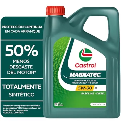 Castrol MAGNATEC 5W-30 C2 Aceite de motor totalmente sintético, 4L