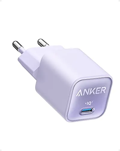 Anker 511 Nano 3 Cargador iPhone Carga Rapida USB C 30W GAN