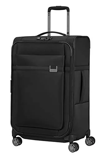 Samsonite Airea - Spinner M Expandible, maleta, 67 cm, 73.5/81.5 L, negro (negro)