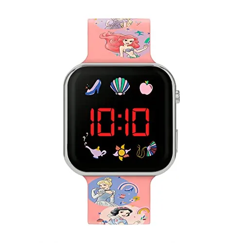 Disney Princess -, Reloj de Pulsera Muchachas, Rosa, PN4398