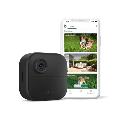 Blink Outdoor 4 | cámara de seguridad inteligente HD sin cables, 2 años de autonomía, detección de movimiento optimizada, compatible con Alexa | solo cámara adicional | IP65