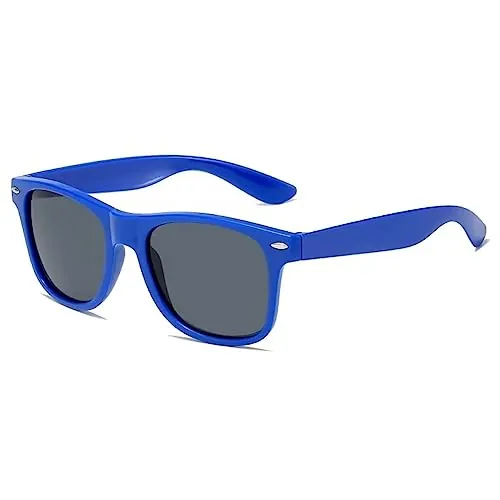 DRERIO Gafas de Sol Niño Navigator Azul Gafas de sol con protección UV400 para niños, niñas, bebés, polarizadas de 2 a 10 años (Azul)