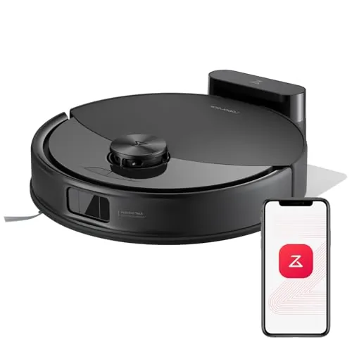 roborock Q10 S5 Robot Aspirador y Fregasuelos Succión HyperForce de 10000 Pa, Robot Vacuum con Doble Sistema Antienredos, Navegación PreciSense LiDAR, Evitación de Obstáculos Reactive Tech, Negro
