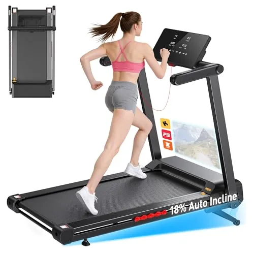 JAGJOG Cinta de Correr con Capacidad de 180 kg y Velocidad de 16 km/h