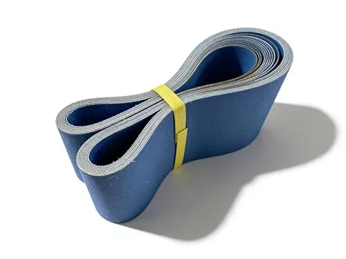 GZKTY Juego de 12 bandas de lija de grano 240, 150 x 1220 mm, grano 240, para lijadora de banda estacionaria