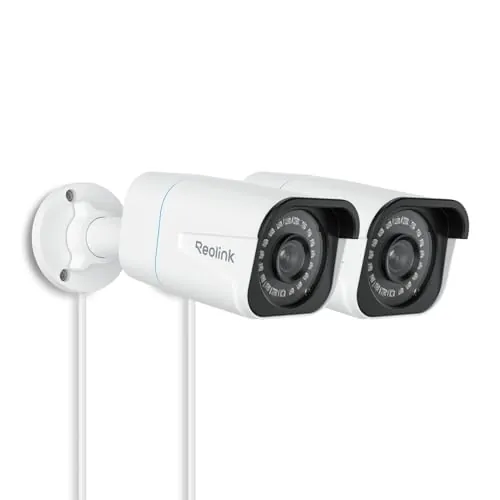 Reolink 4K 8MP Camara Vigilancia Exterior PoE, RLC-810A Paquete de 2